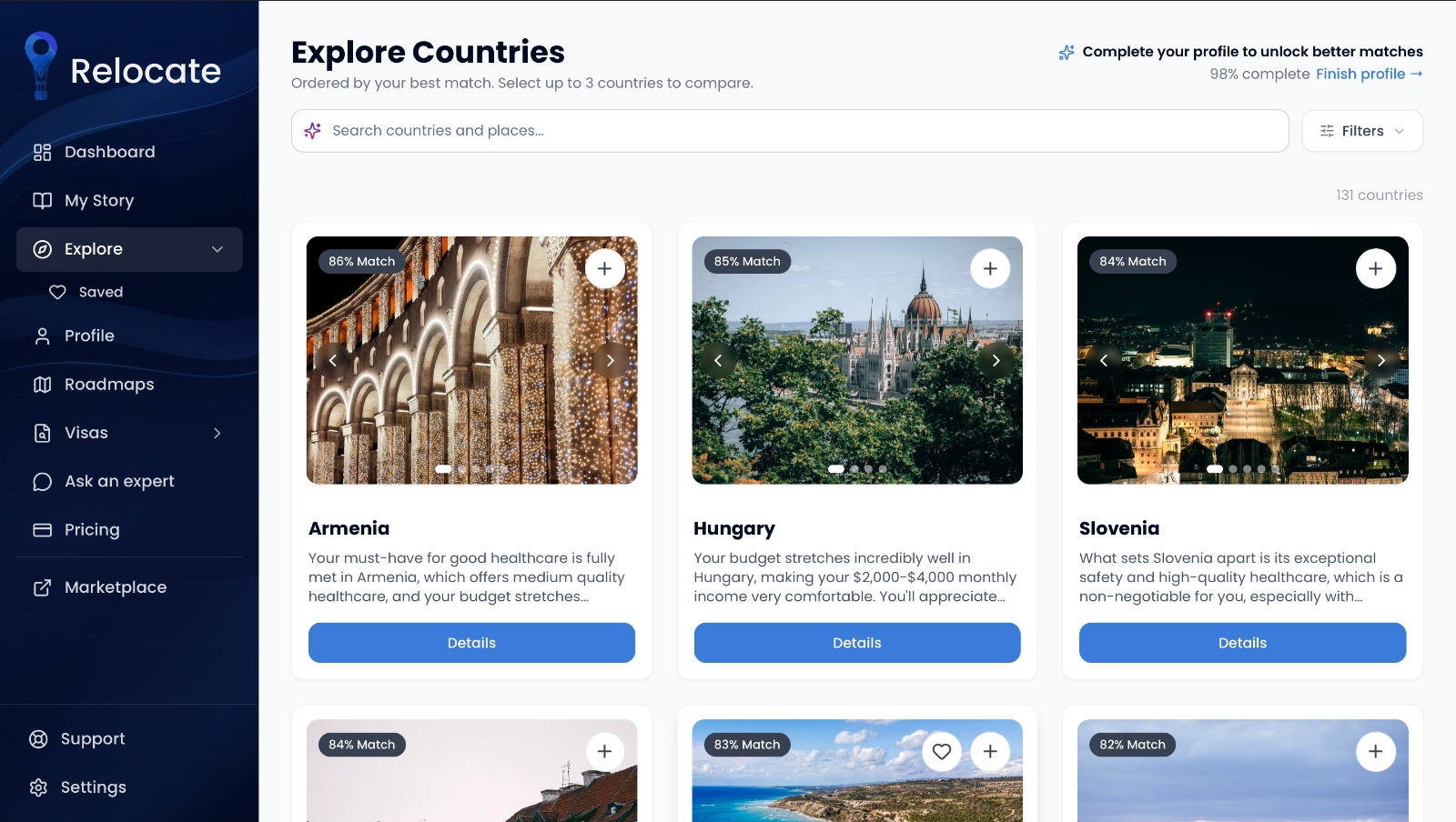 Plattform Relocate